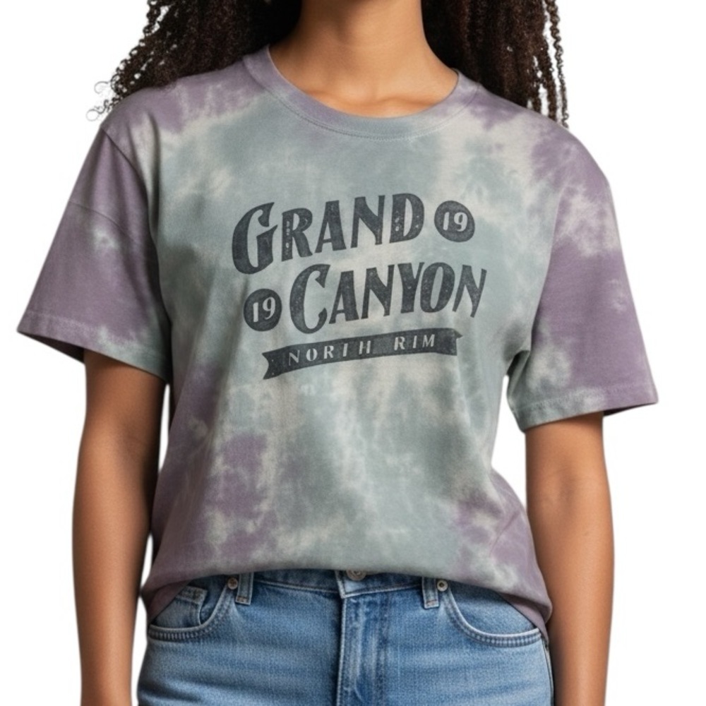 Grand Canyon NEW Tie-Dye Short Sleeve Graphic Tee Size XL Unisex